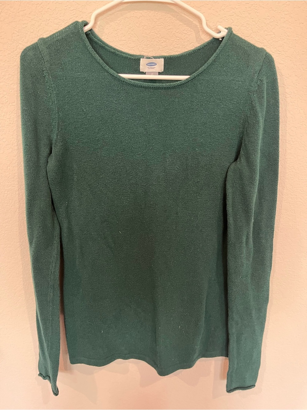 Old Navy Dark Teal Crewneck Knit Sweater